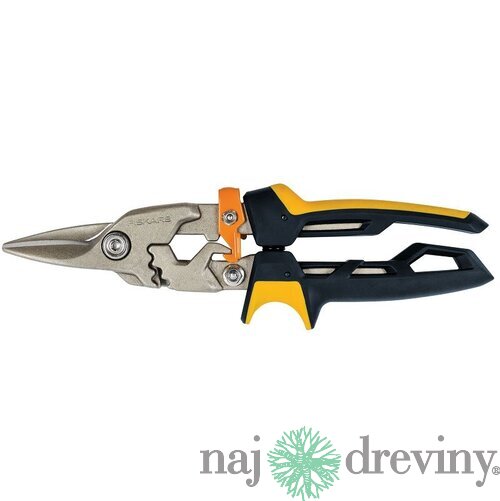 Nožnice FISKARS POWERGEAR na plech s prevodom rovné 1027207