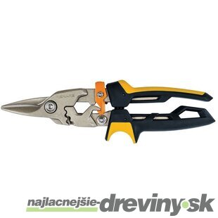 Nožnice FISKARS POWERGEAR na plech s prevodom rovné 1027207