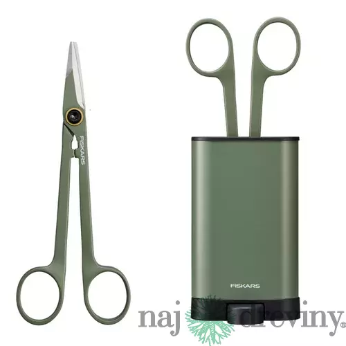 Nožnice FISKARS prestrihávacie špicaté s puzdrom 1075315