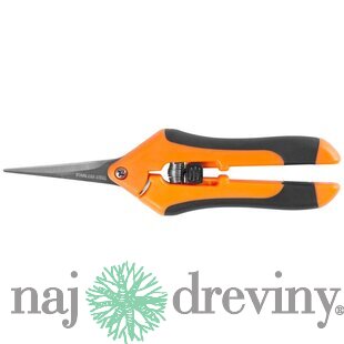 Nožnice Strend Pro, ručné, záhradné, zastrihávacie, oranžové