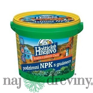 NPK Hoštické hnojivo 4,5kg s guánom jesenné