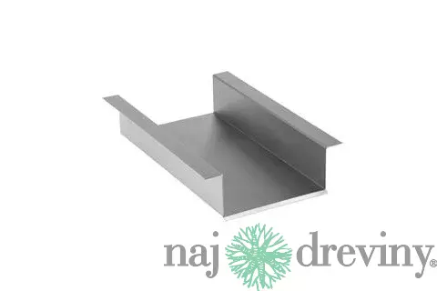 Oase stredový diel nerezového žľabu Stainless steel watercourse outlet