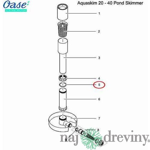 Oase tesnenie pre AquaSkim 20 a 40