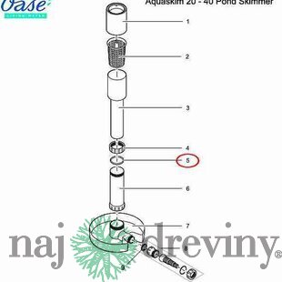 Oase tesnenie pre AquaSkim 20 a 40