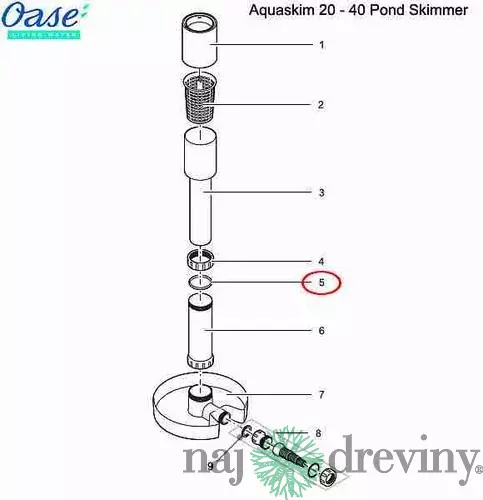 Oase tesnenie pre AquaSkim 20 a 40