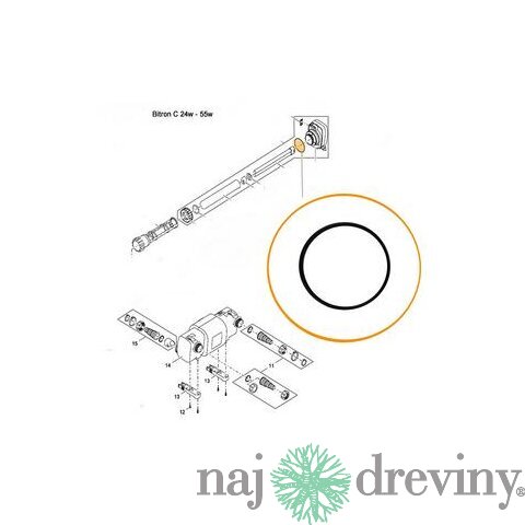 Oase tesniaci krúžok O-Ring pre Bitron C 24 a 55 W