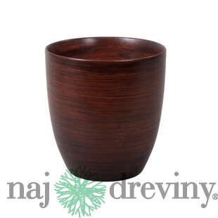 Obal na kvetináč KODET WOOD keramický matný d13x14cm