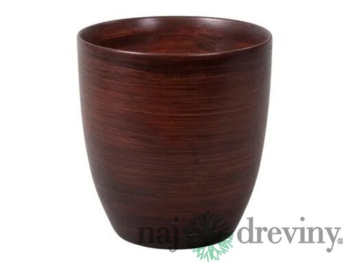 Obal na kvetináč KODET WOOD keramický matný d20x21cm