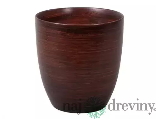 Obal na kvetináč KODET WOOD keramický matný d20x21cm