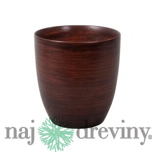Obal na kvetináč KODET WOOD keramický matný d20x21cm