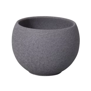 Obal na kvetináč LUNA BARANDE keramický matný d12x10cm, šedý
