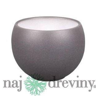 Obal na kvetináč LUNA STRUKTUR keramický matný d14x10cm
