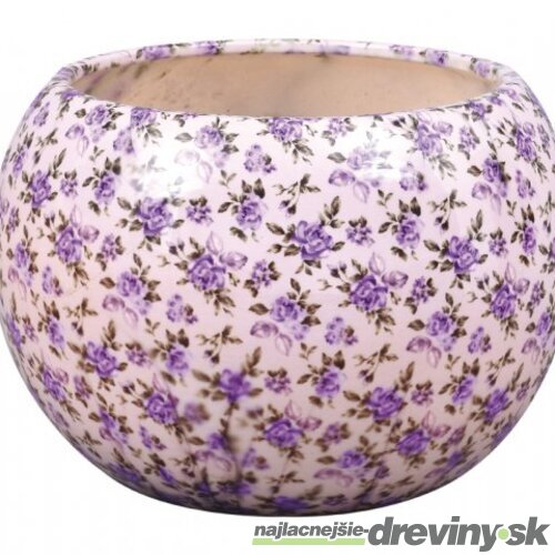 Obal na kvetináč MANES keramický lesklý d16x16cm