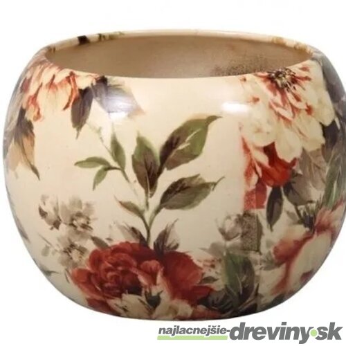 Obal na kvetináč MANES ROSA keramický lesklý d16x16cm