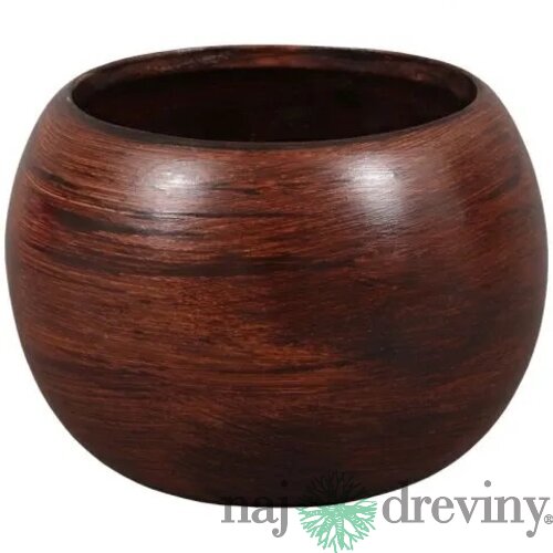 Obal na kvetináč MANES WOOD keramický matný d16x16cm