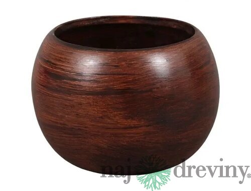 Obal na kvetináč MANES WOOD keramický matný d16x16cm
