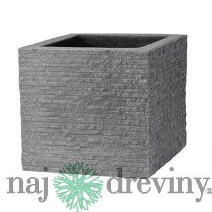Obal na kvetináč TEGULA plastový 27x27x24cm