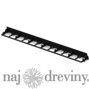 Oddeľovač trávnika Profi 100 cm, neviditeľný plastový obrubník 1 kus