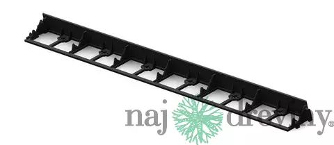 Oddeľovač trávnika Profi 100 cm, neviditeľný plastový obrubník 1 kus