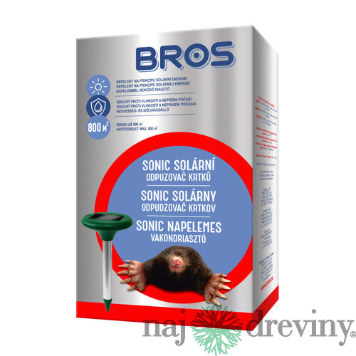 Odpudzovač BROS SONIC proti krtkom solárny