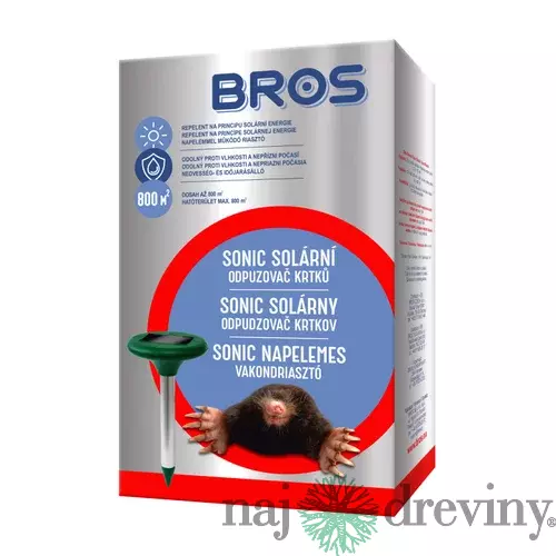 Odpudzovač BROS SONIC proti krtkom solárny