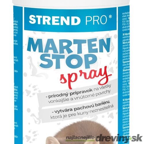 Odpudzovač Strend Pro MARTEN STOP, 500 ml, rozprašovač, prírodný plašič na kuny, odplašovač