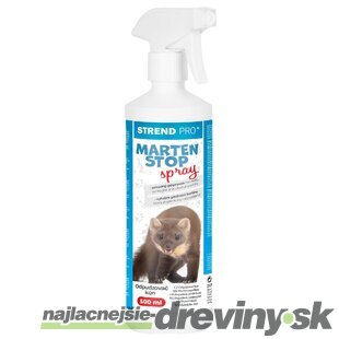 Odpudzovač Strend Pro MARTEN STOP, 500 ml, rozprašovač, prírodný plašič na kuny, odplašovač