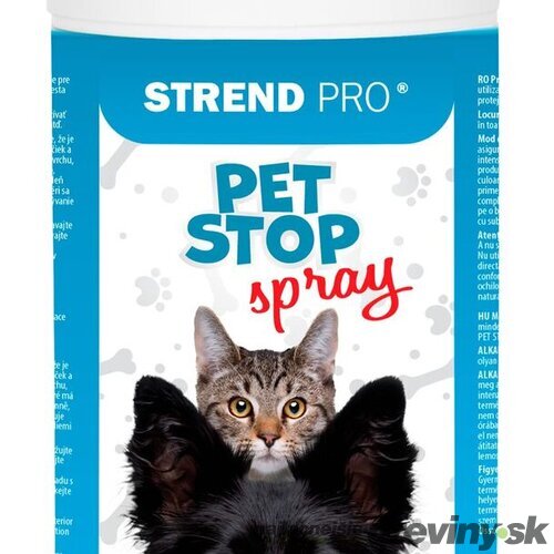 Odpudzovač Strend Pro PET STOP, rozprašovač, 500 ml, prírodný plašič psov, na mačky, na psy, odplašovač