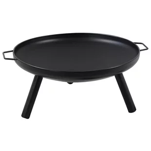 Ohnisko, BBQ, gril na drevené uhlie, kovové, okrúhle, 590x260 mm