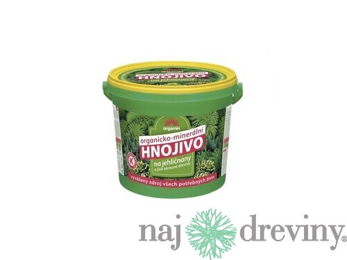Organicko-minerálne hnojivo na Ihličnany 10kg vedro Forestina