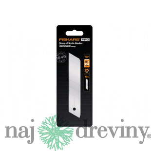 Ostrie FISKARS CARBONMAX odlamovací nôž 25mm 10ks 1048067
