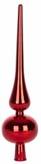 Ozdoba Vianoce, 1 ks, 25 cm, špic, červený, na vianočný stromček