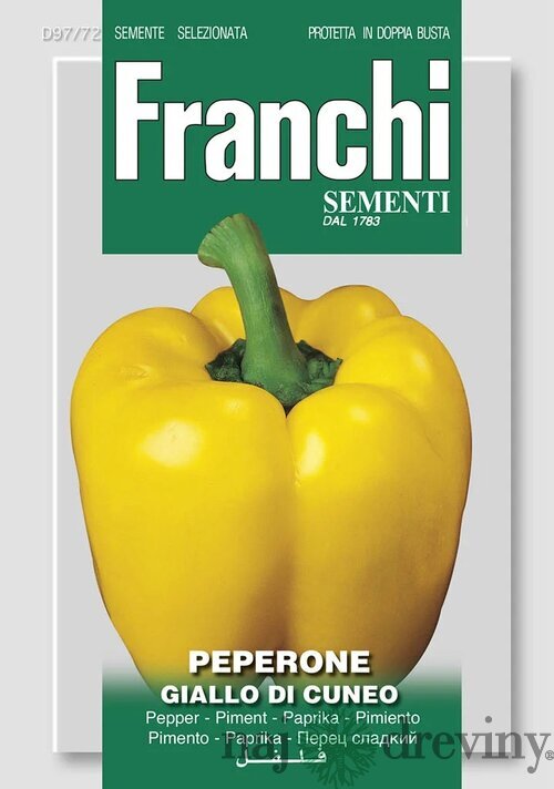 Paprika - GIALLO DI CUNEO - semená