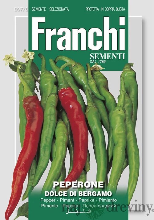 Paprika sladká - BERGAMO - semená