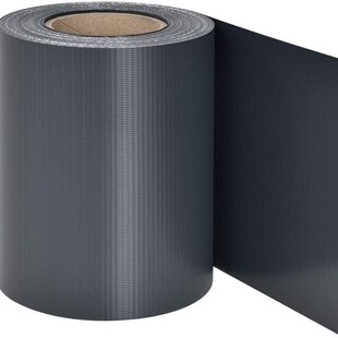 Páska EUROSTANDART tieniaca, antracit, 190mm, L-35m, s 20 klipsami, 450g/m2