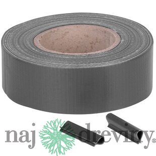 Páska EUROSTANDART tieniaca, antracit, 47,5mm, L-35m, s 20klipsami, 450g/m2