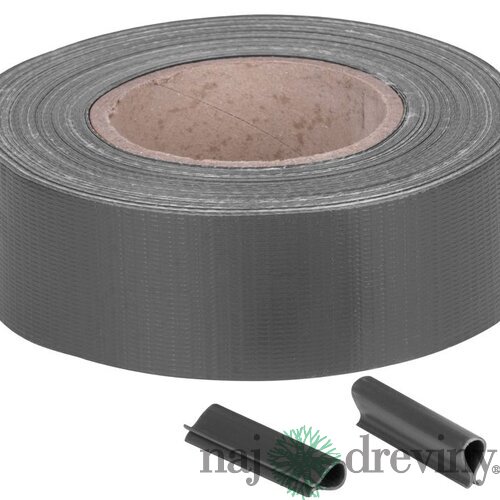Páska EUROSTANDART tieniaca, antracit, 47,5mm, L-35m, s 20klipsami, 450g/m2