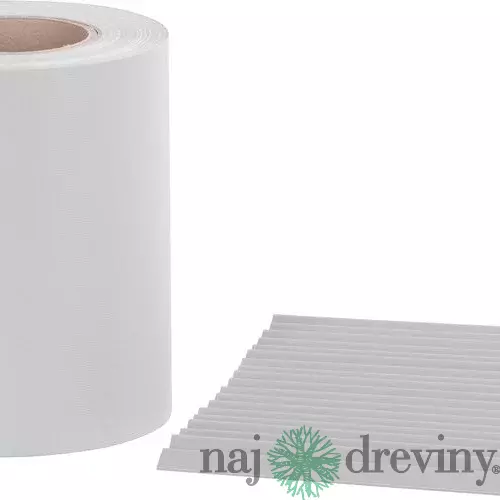 Páska EUROSTANDART tieniaca, sivá, 190mm, L-35m, s 20klipsami, 450g/m2