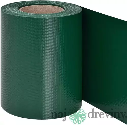 Páska EUROSTANDART tieniaca, zelená, 190mm, L-35m, s 20 klipsami, 450g/m2