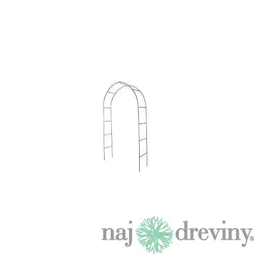 Pergola na popínavé rastliny-ruže 2,4x1,4x0,37m/1,2m