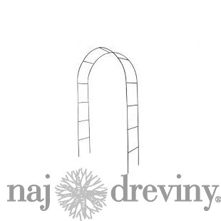 Pergola na popínavé rastliny-ruže 2,4x1,4x0,37m/1,2m