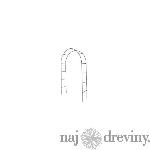 Pergola na popínavé rastliny-ruže 2,4x1,4x0,37m/1,2m