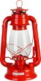 Petrolejová lampa červená, výška 30cm