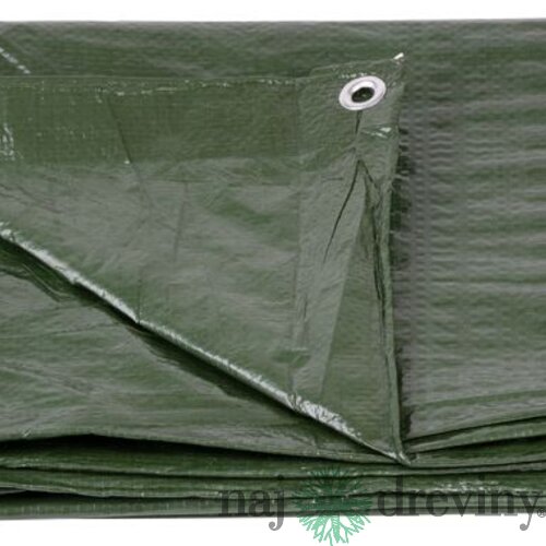 Plachta Tarpaulin Light 10x12 m, 65 g/m, zakrývacia, zelená, s okami