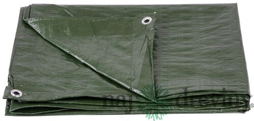 Plachta Tarpaulin Light 10x12 m, 65 g/m, zakrývacia, zelená, s okami