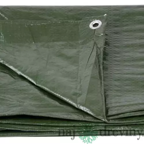 Plachta Tarpaulin Light 10x15 m, 65 g/m, zakrývacia, zelená, s okami