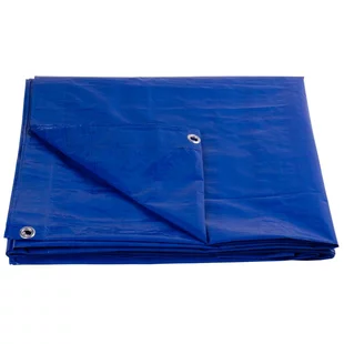 Plachta Tarpaulin Standard 8x12, zakrývacia, 80 g/m2, modrá, s okami