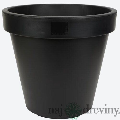 Plastový kvetináč, priemer 50cm, čierny