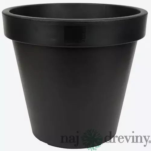 Plastový kvetináč, priemer 60cm, čierny