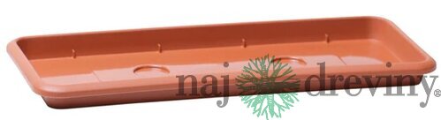 Podložka pod kvetináč truhlík 60cm AGRO IP60é hnedá plastová PROSPERPLAST